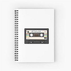 Relient K cassette tape Spiral Notebook