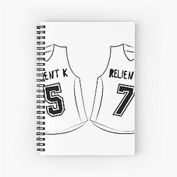 Relient K Five Score Spiral Notebook