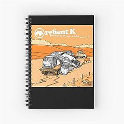 Relient K cover vol.2  Spiral Notebook