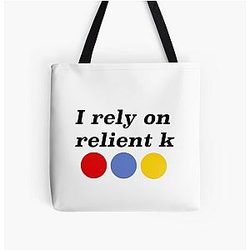 I rely on Relient K All Over Print Tote Bag