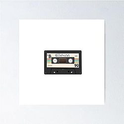 Relient K cassette tape Poster