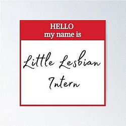 Reneé Rapp SNL Little Lesbian Intern Poster