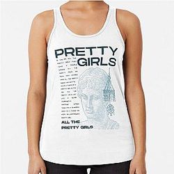 Reneé Rapp Pretty Girls - Snow Angel Racerback Tank Top