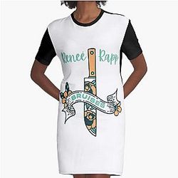 Reneé Rapp Bruises Graphic T-Shirt Dress