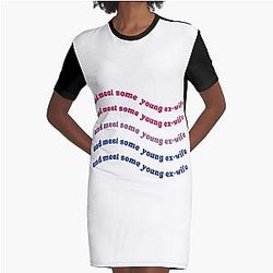 Reneé Rapp Bisexual Colorado Graphic T-Shirt Dress