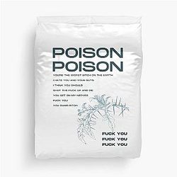 Reneé Rapp Poison Poison - Snow Angel Duvet Cover