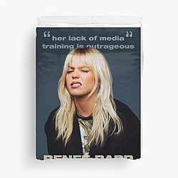 Reneé Rapp Media Training Poster Duvet Cover
