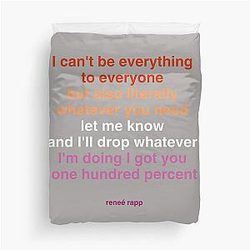 Reneé Rapp Lesbian Flag Everything to Everyone Duvet Cover