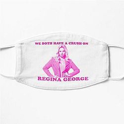 “we both have a crush on regina george” chappell roan x reneé rapp Flat Mask