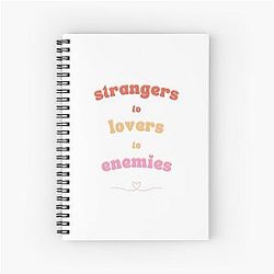 Reneé Rapp Strangers to Lovers to Enemies Spiral Notebook