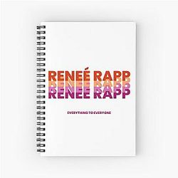 Reneé Rapp Lesbian Flag  Spiral Notebook