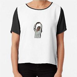 Reneé Rapp Hand Heart Chiffon Top