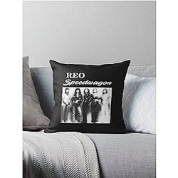 5 personil reo speedwagon Throw Pillow