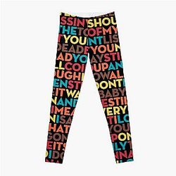 Keep On Loving You - REO Speedwagon (lyrics) v.3 Leggings