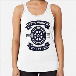Day Gift Speedwagon Foundation Cute Gift Racerback Tank Top