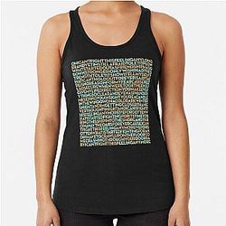 Can-t Fight This Feeling - REO Speedwagon v.3   Racerback Tank Top