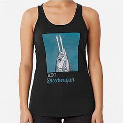ikan tuna reo speedwagon Racerback Tank Top