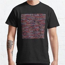 Keep On Loving You - REO Speedwagon (lyrics) v.7 Classic T-Shirt