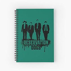 Indigenous Reservation Dogs   Spiral Notebook