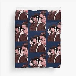 cheese reservation dogs, cheese reservation dogs          Duvet Cover