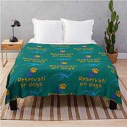Reservation dogs - Illustration Art Design   Throw Blanket