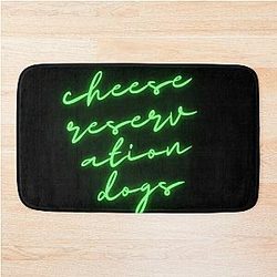 cheese reservation dogs Bath Mat