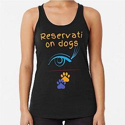 Reservation dogs - Illustration Art Design   Racerback Tank Top