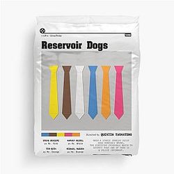 Reservoir Dogs Minimalist Movie Poster Duvet Cover