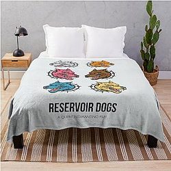 Reservoir Dogs Alternative Movie Poster Throw Blanket