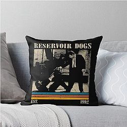 Retro Reservoir Dogs Throw Pillow