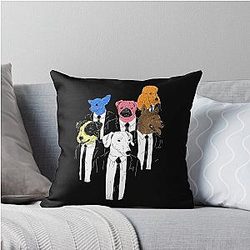 Real Reservoir Dogs Throw Pillow