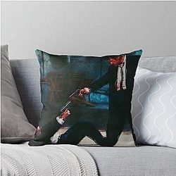 Reservoir Dogs Watercolor Throw Pillow
