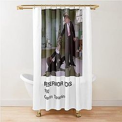 Pantone Reservoir Dog Shower Curtain