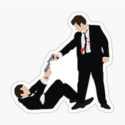 Reservoir Dogs Shoot Out Sticker