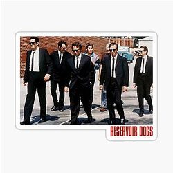 Reservoir Dogs Walking Sticker