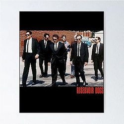 Reservoir Dogs Walking Poster