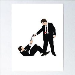 Reservoir Dogs Shoot Out Poster