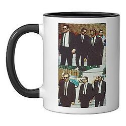 Tarantino Reservoir Dogs Heist Movie Crime Cult Classic Mug, Black