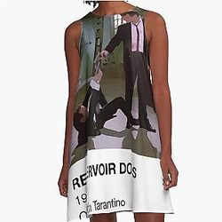 Pantone Reservoir Dogs A-Line Dress