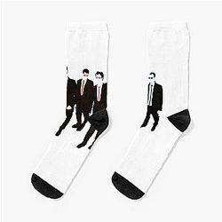 Reservoir Dogs with colored ties and glasses Socks