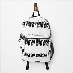 Reservoir Dogs with-Colored Ties and  Glasses Backpack