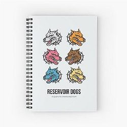 Reservoir Dogs Alternative Movie Poster Spiral Notebook