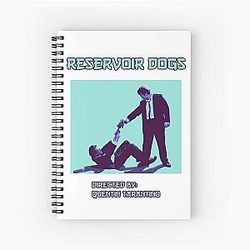 Reservoir Dogs Movie Poster Spiral Notebook