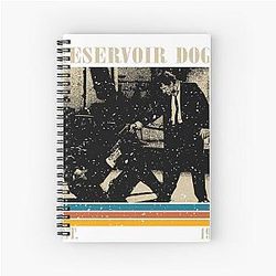 Retro Reservoir Dog Spiral Notebook