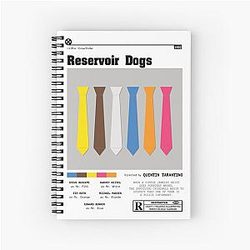 Reservoir Dogs Movie Poster Spiral Notebook