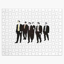Reservoir Dogs with Colored Ties and Glasses Jigsaw Puzzle