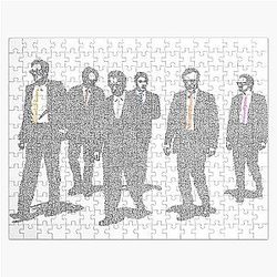 Reservoir Dogs poster made up of small shape Jigsaw Puzzle