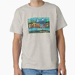 PATIENCE COLORADO VINTAGE POSTCARD RESIDENT ALIEN Classic T-Shirt