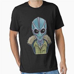 Retro Resident Alien Graphic Perfect Xmas Gift Essential T-Shirt