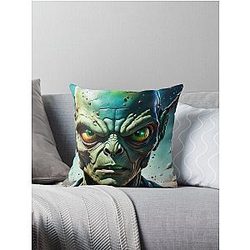 Resident Alien Throw Pillow